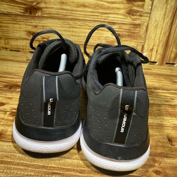 UNDER ARMOUR Charged Assert   Shoes 3021952-001 Black / White Womens Size 14 - Picture 5 of 7